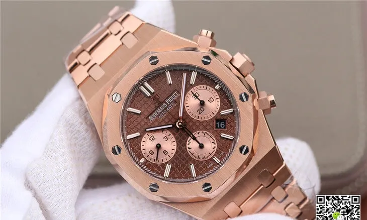 Audemars Piguet Royal Oak Chronograph 26331OR.OO.1220OR.02 OM Factory 1:1 Best Edition Replica Watch Brown Dial